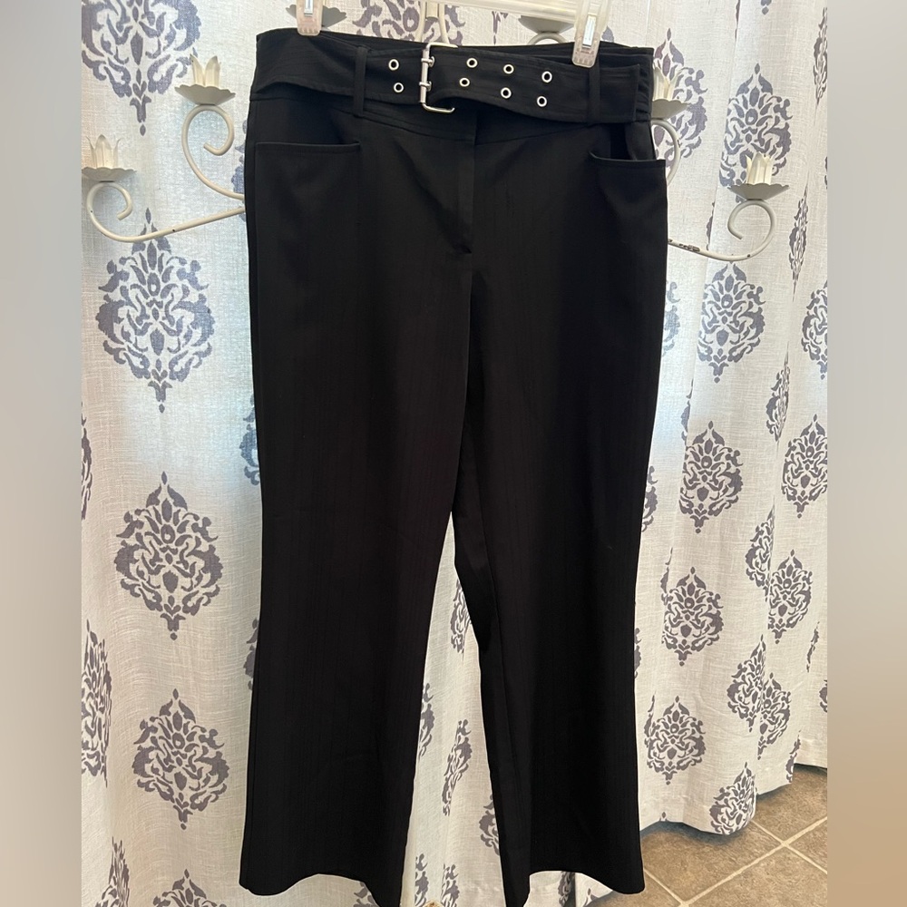 Fashion Bug Black Stretch Dress Pants 10P